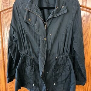Torrid Black Utility Jacket